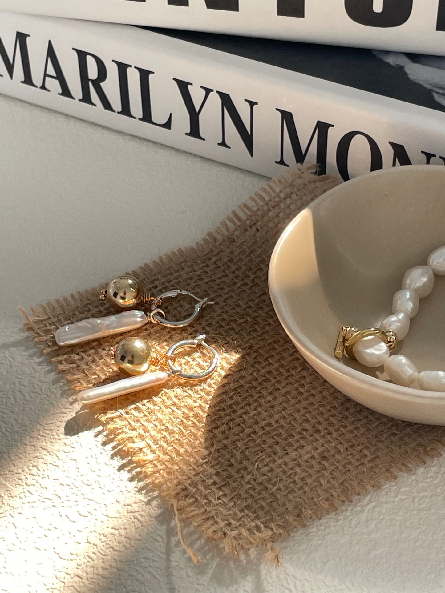 金球巴洛克耳环