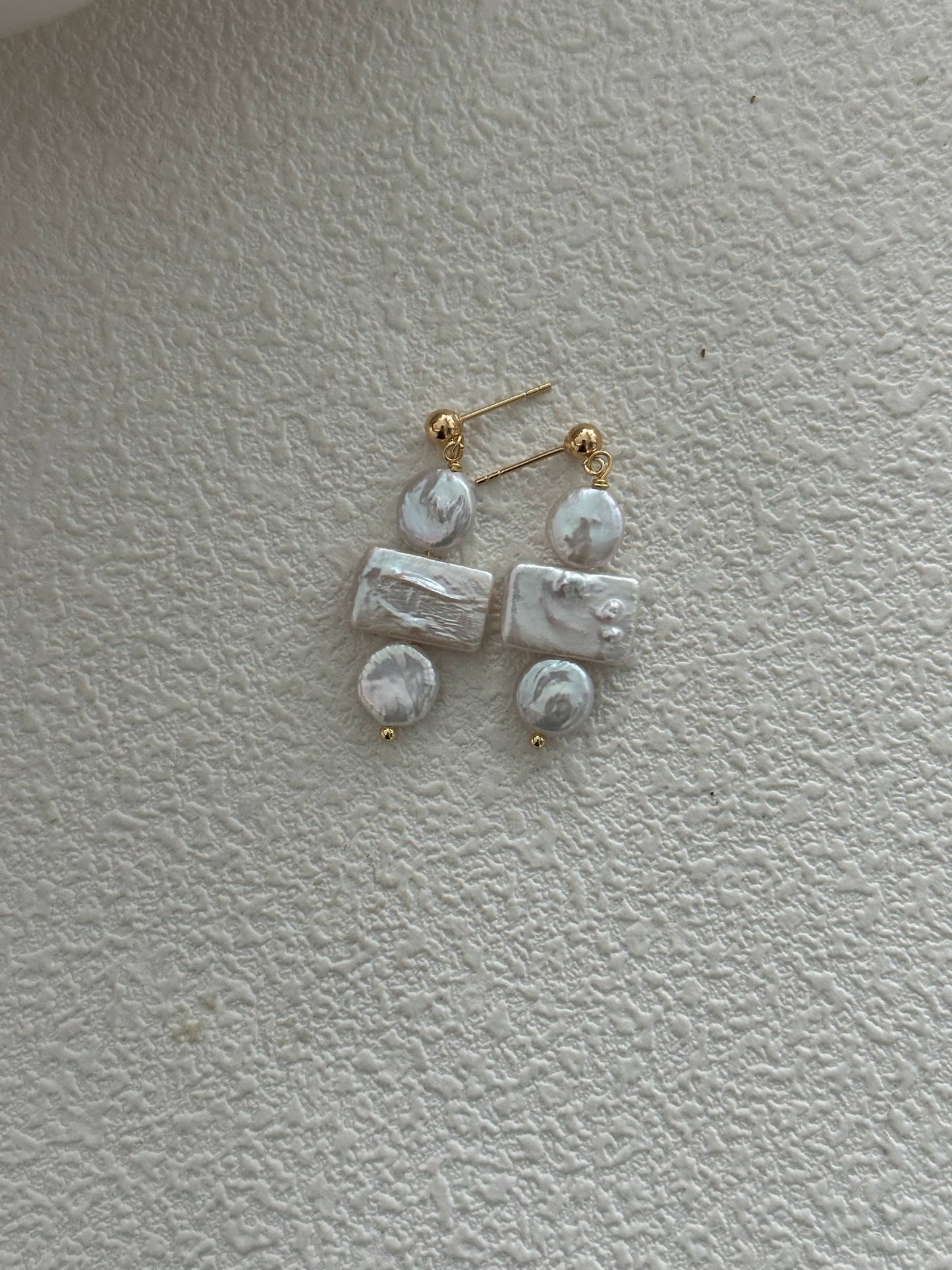 方圆巴洛克耳环